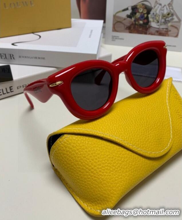 Luxury Cheap Loewe Sunglasses LW050801 Red 2025