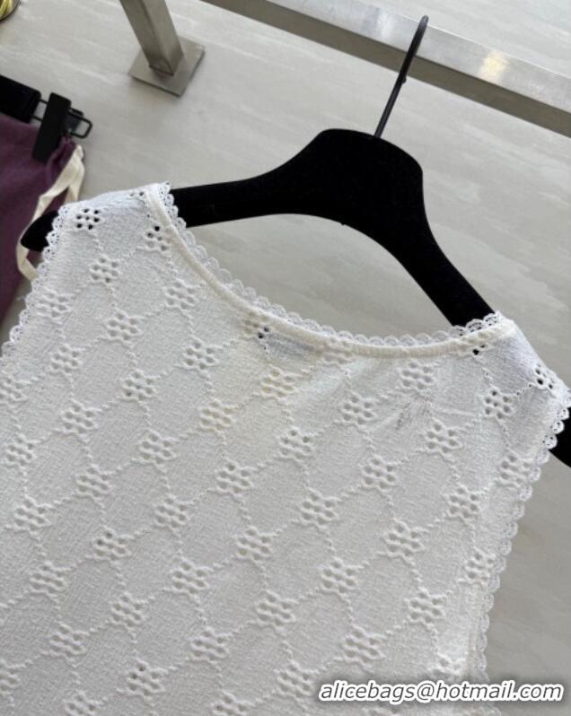Stylish Cheap Chanel Vest CH050708 White 2025