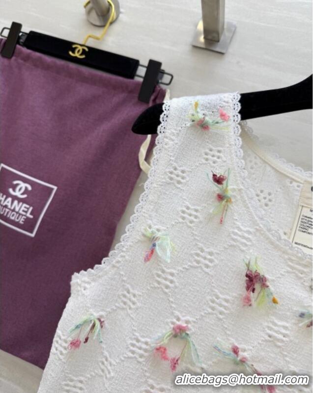 Stylish Cheap Chanel Vest CH050708 White 2025