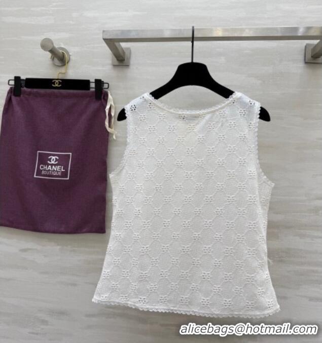 Stylish Cheap Chanel Vest CH050708 White 2025