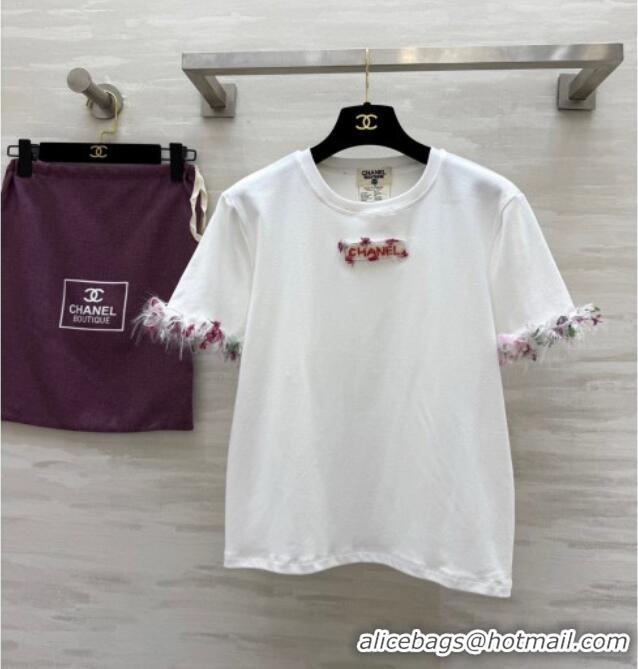 Top Design Chanel Cotton T-shirt LV050709 White 2025