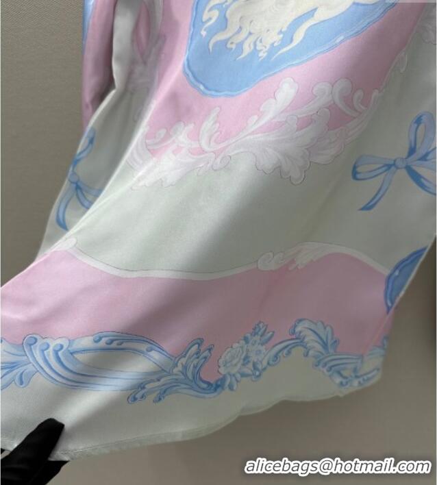 Well Crafted Versace Printed Shirt 30004 Purple/White 2025