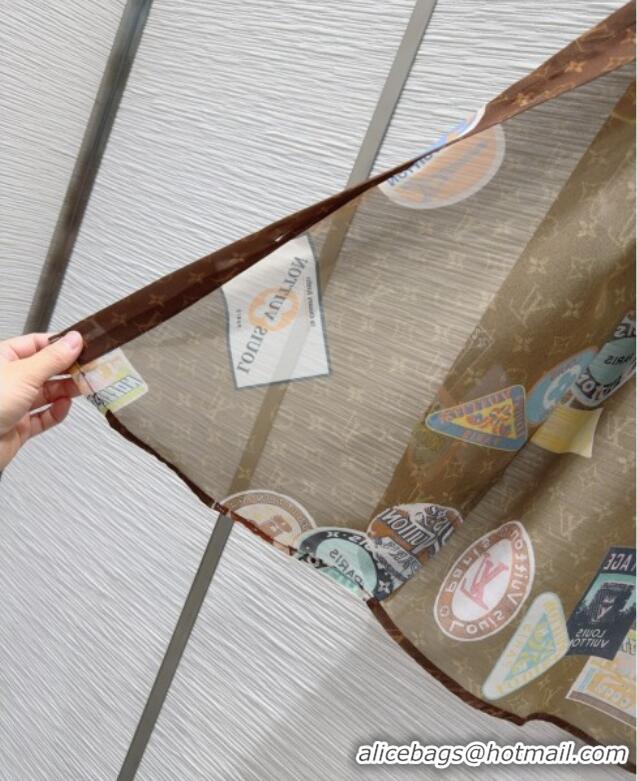 Top Grade Louis Vuitton Monogram Printed Shirt V0410 Brown 2025
