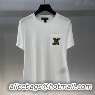 Affordable Price Louis Vuitton LV T-Shirt L0410 White 2025