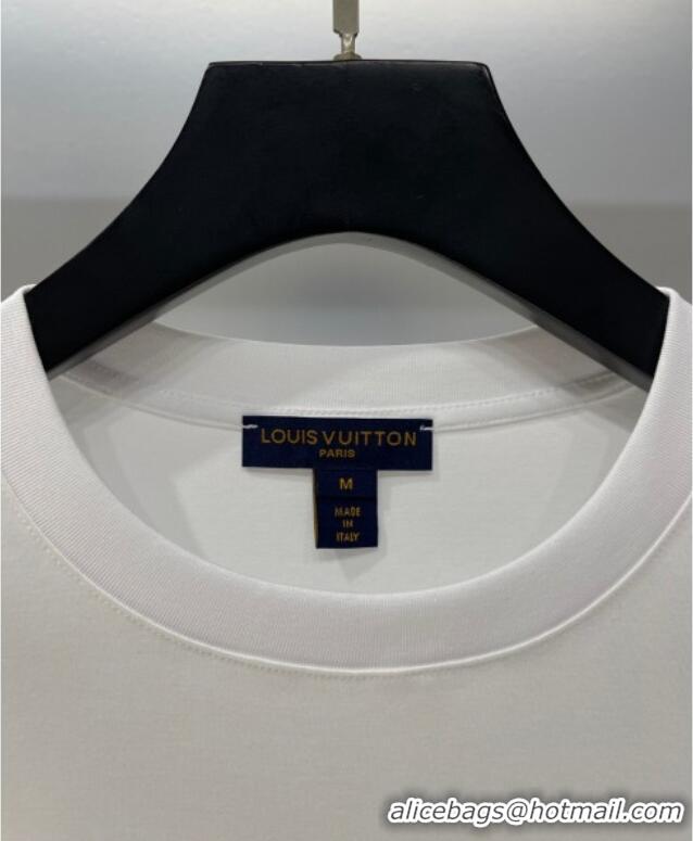 Affordable Price Louis Vuitton LV T-Shirt L0410 White 2025