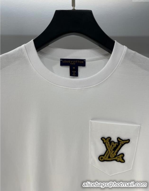 Affordable Price Louis Vuitton LV T-Shirt L0410 White 2025