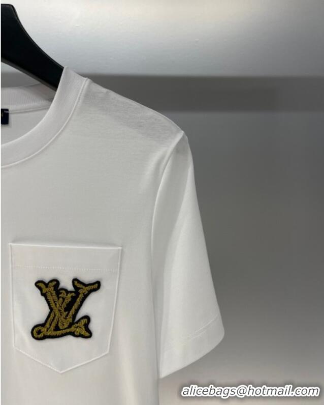 Affordable Price Louis Vuitton LV T-Shirt L0410 White 2025