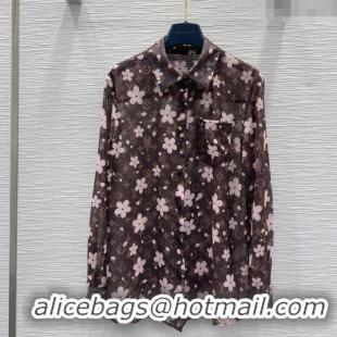 Market Sells Louis Vuitton Bloom Shirt L0410 Brown/Pink 2025