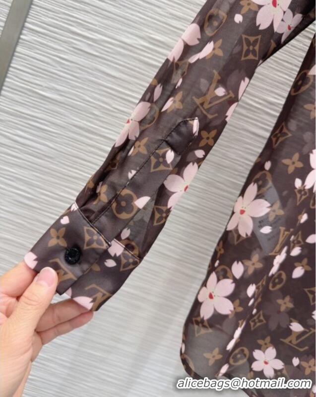 Market Sells Louis Vuitton Bloom Shirt L0410 Brown/Pink 2025