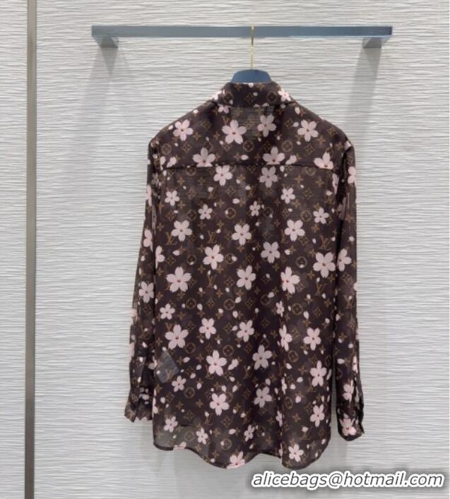 Market Sells Louis Vuitton Bloom Shirt L0410 Brown/Pink 2025