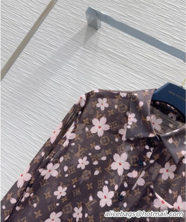 Market Sells Louis Vuitton Bloom Shirt L0410 Brown/Pink 2025
