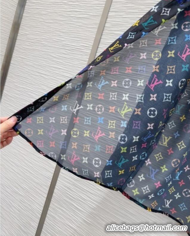 Hot Style Cheap Louis Vuitton Shirt L0410 Black/Multicolored 2025