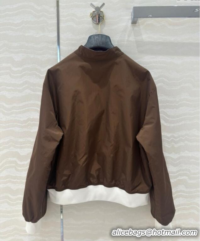 Super Quality Louis Vuitton Travel Patch Print Jacket LV050705 2025