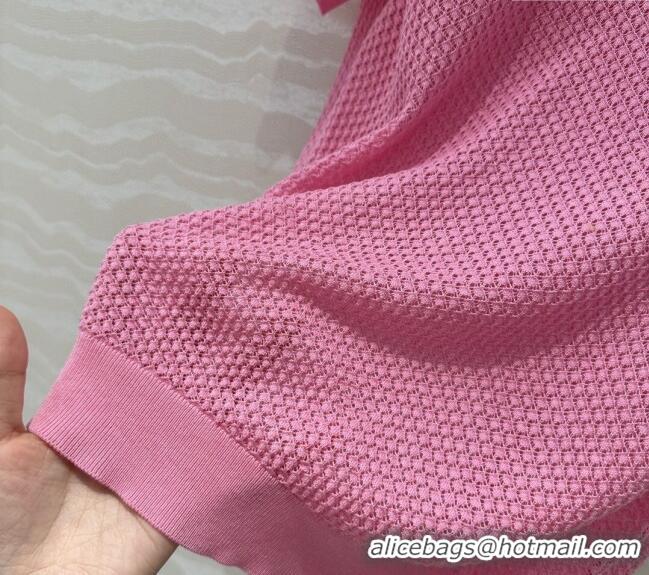 Best Inexpensive Miu Miu Knit T-Shirt M0410 Pink 2025