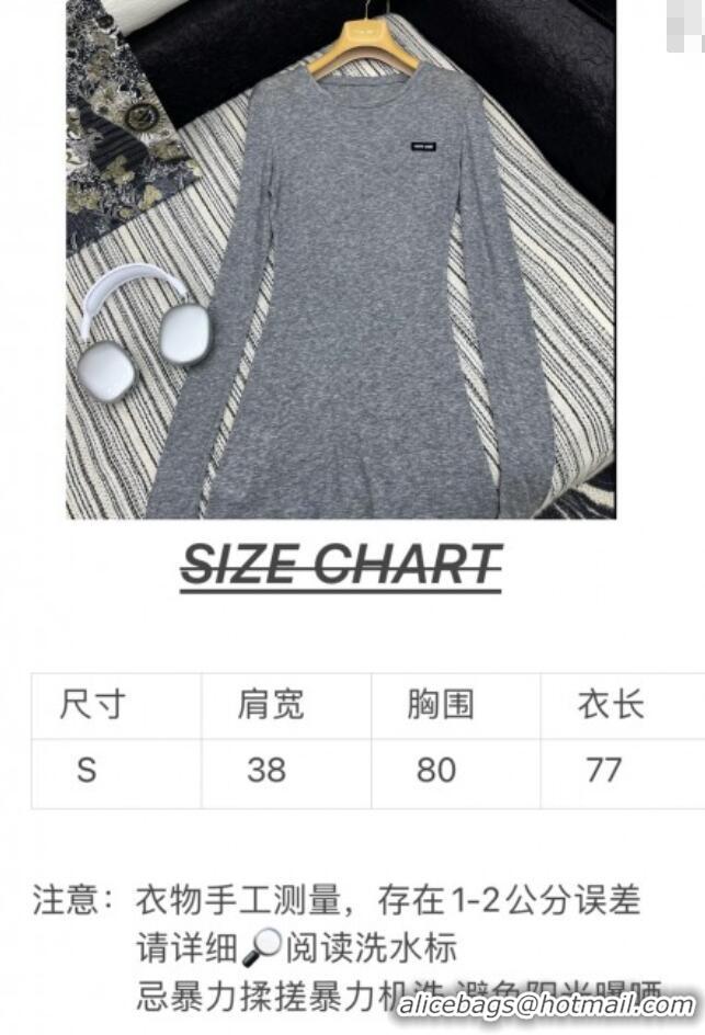 ​Specials Imitation Miu Miu Dress M042821 Gray 2025