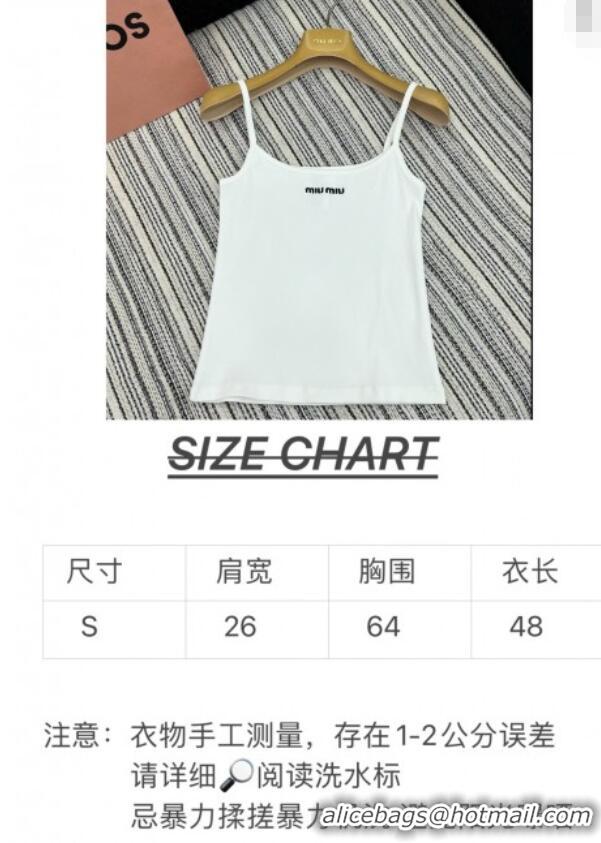 ​New Design Cheap Miu Miu Vest M042822 White 2025
