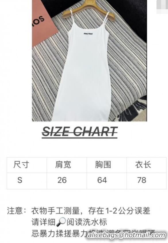 Modern Cheap Miu Miu Dress M042824 White 2025