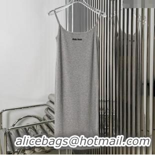 Spot Discount Miu Miu Dress M042826 Grey 2025