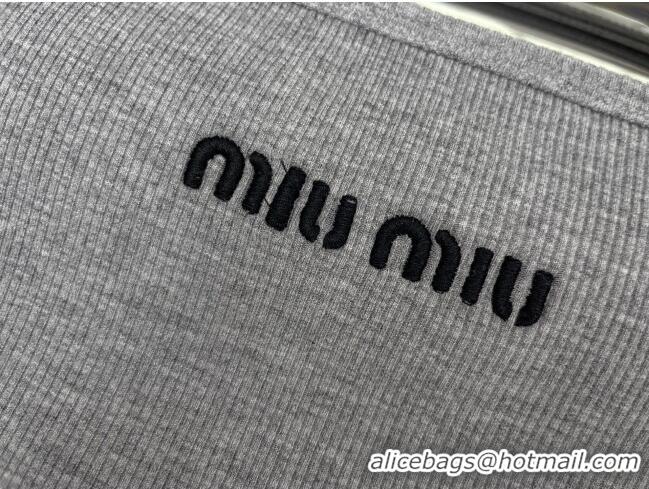 Spot Discount Miu Miu Dress M042826 Grey 2025