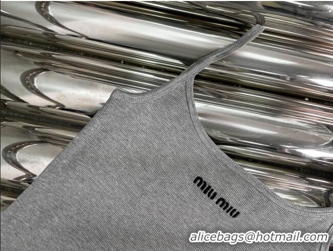 Spot Discount Miu Miu Dress M042826 Grey 2025