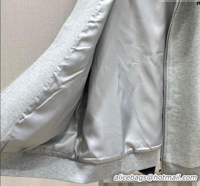 ​Super Quality Miu Miu Jacket 30071 Grey/Blue 2025