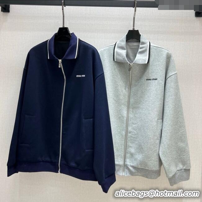 ​Super Quality Miu Miu Jacket 30071 Grey/Blue 2025