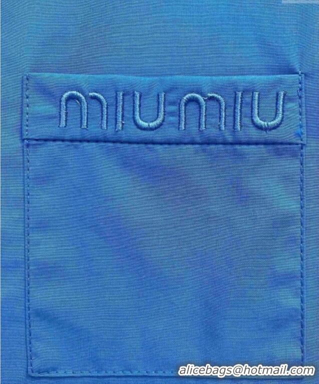 Well Crafted Miu Miu Logo Shirt 042909 Blue 2025