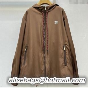 New Release Creation Miu Miu Jacket 30042 Brown 2025