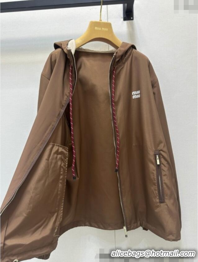 New Release Creation Miu Miu Jacket 30042 Brown 2025