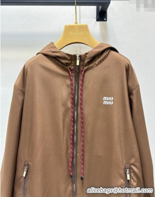 New Release Creation Miu Miu Jacket 30042 Brown 2025