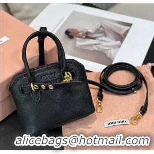 Modern Classic Miu Miu Aventure Pouch Charm 0512 Black 2025
