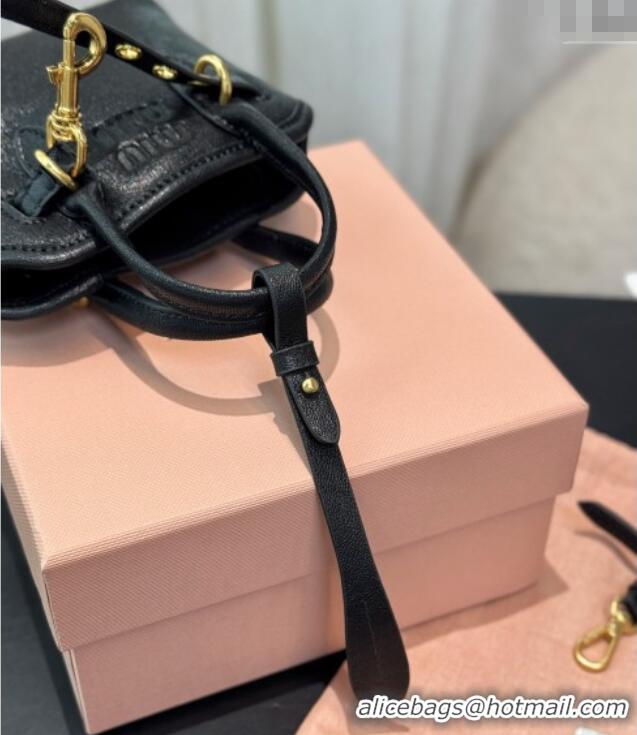 Modern Classic Miu Miu Aventure Pouch Charm 0512 Black 2025