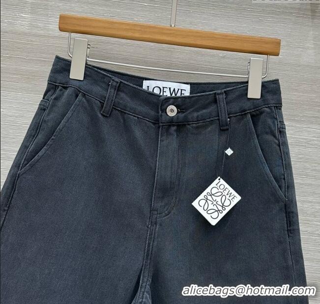 Modern Classic Loewe Denim Shorts L041005 Black 2025