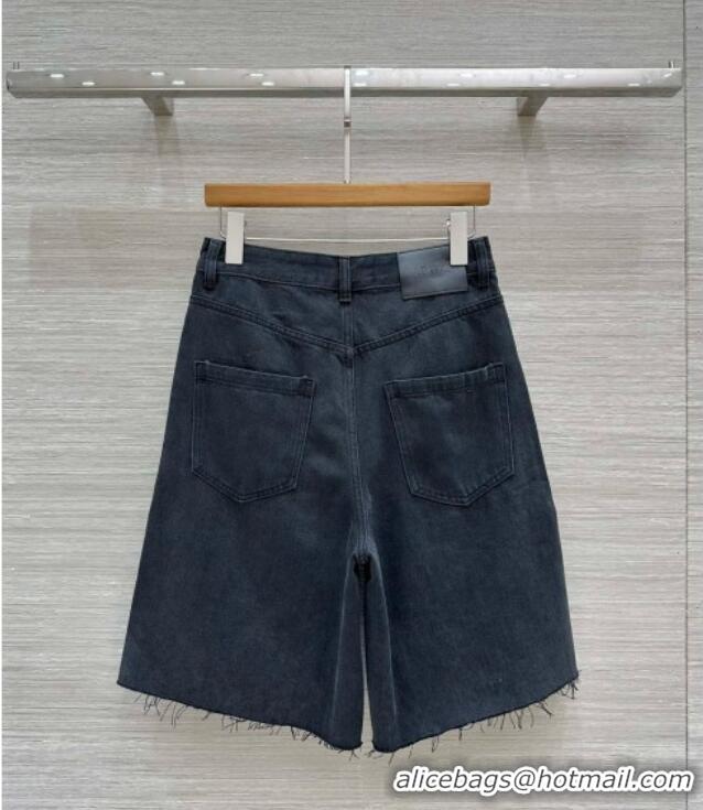 Modern Classic Loewe Denim Shorts L041005 Black 2025
