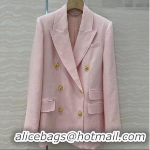 New Release Creation Zimmermann Linen Jacket 0411 Light Pink 2025