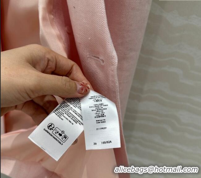 New Release Creation Zimmermann Linen Jacket 0411 Light Pink 2025
