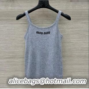 Well Crafted Miu Miu Wool Vest M031113 Grey 2025