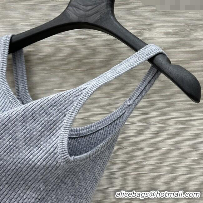 Well Crafted Miu Miu Wool Vest M031113 Grey 2025