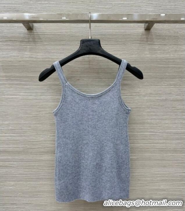 Well Crafted Miu Miu Wool Vest M031113 Grey 2025