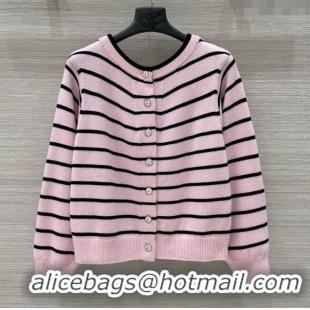 ​Famous Brand Chanel Cashmere Cardigan CH042905 Pink 2025