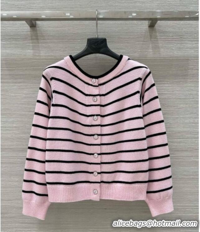 ​Famous Brand Chanel Cashmere Cardigan CH042905 Pink 2025