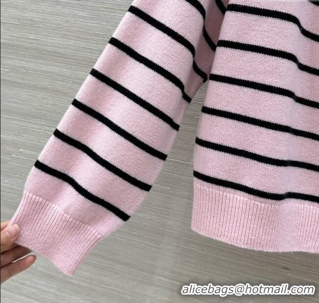 ​Famous Brand Chanel Cashmere Cardigan CH042905 Pink 2025