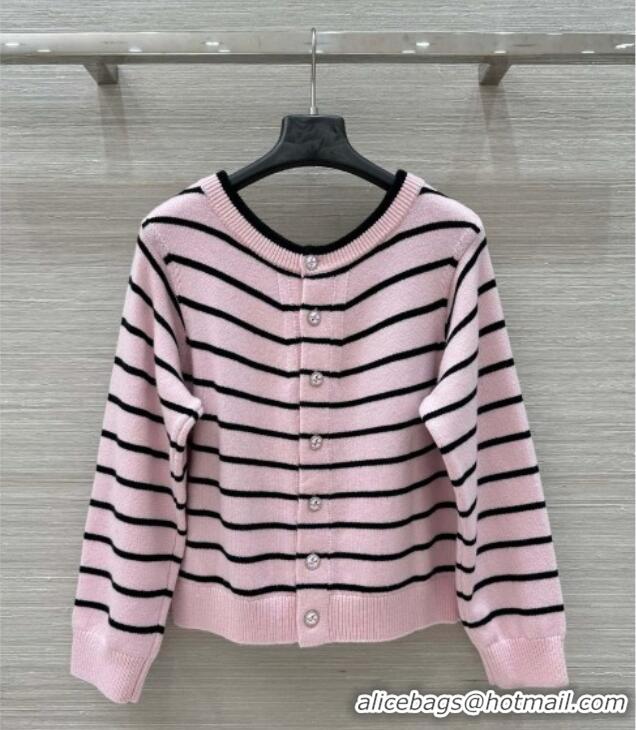 ​Famous Brand Chanel Cashmere Cardigan CH042905 Pink 2025