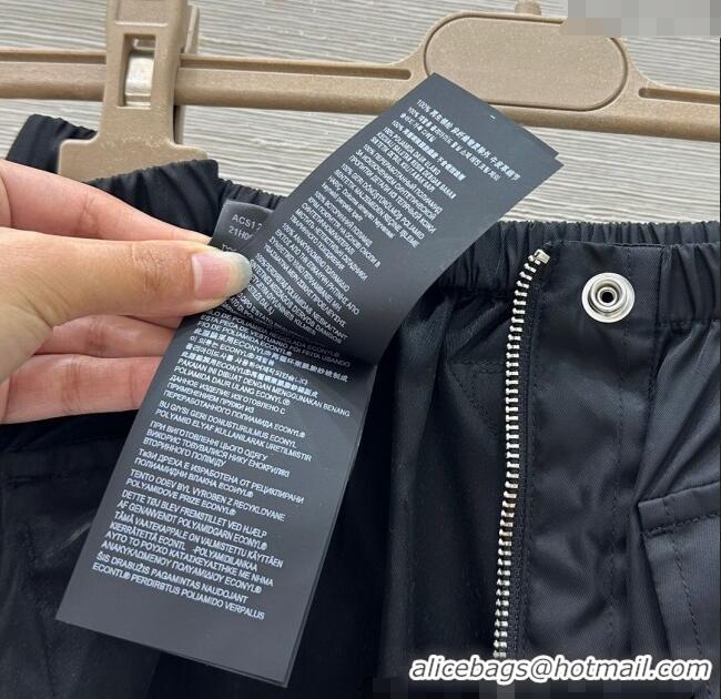 ​Lowest Cost Prada Nylon Mini Skirt 0411 Black 2025