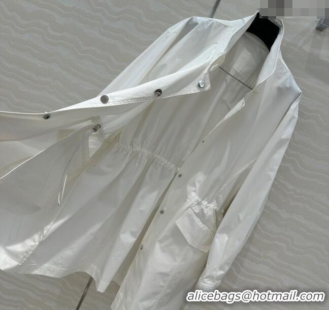 Original Cheap Prada Coat 0411 White 2025