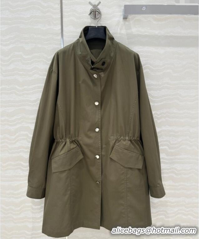 Most Popular Prada Coat 0411 Green 2025