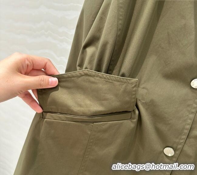 Most Popular Prada Coat 0411 Green 2025