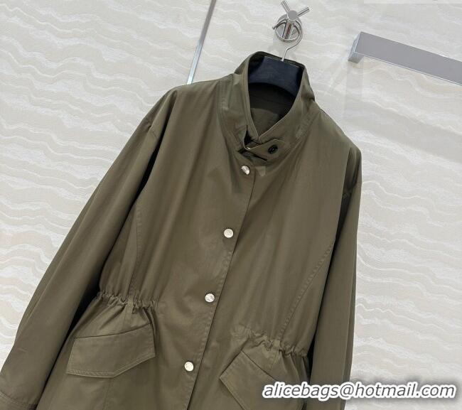 Most Popular Prada Coat 0411 Green 2025