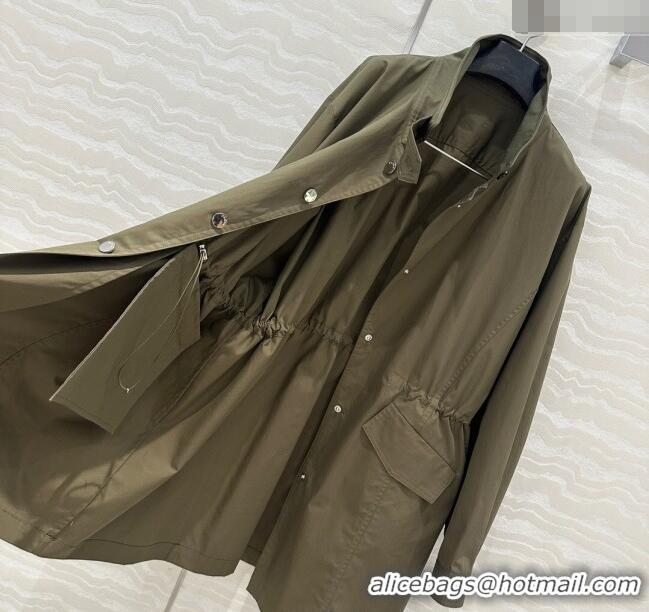 Most Popular Prada Coat 0411 Green 2025