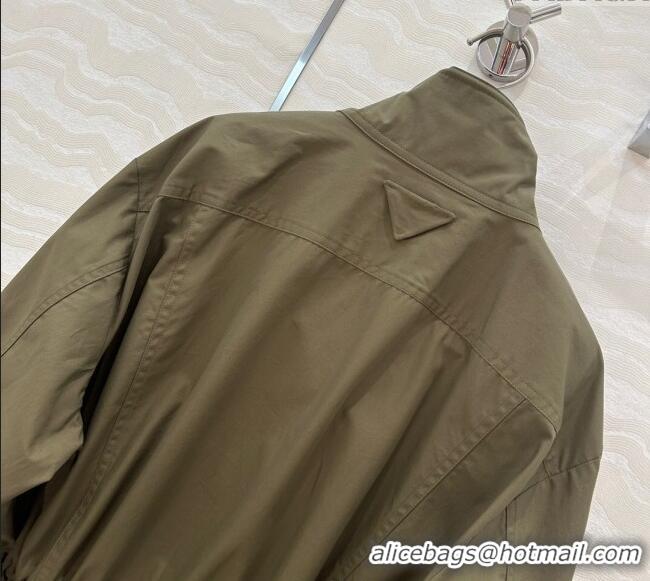 Most Popular Prada Coat 0411 Green 2025